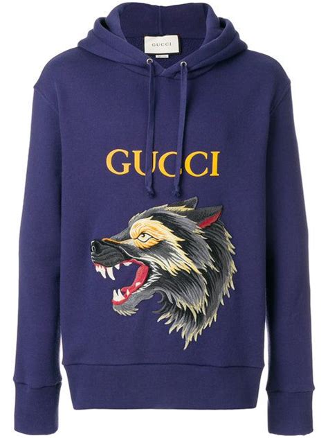 gucci wolf sweatshirt|gucci sweatshirt vintage.